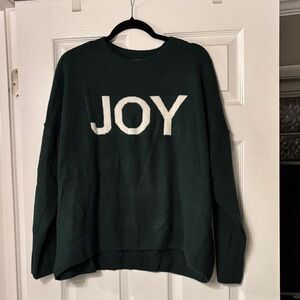 Vince Camuto Dark Green JOY Knit Sweater